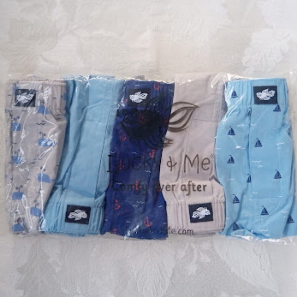 Boys Lucky & Me Boxer Shorts (5 Pack)